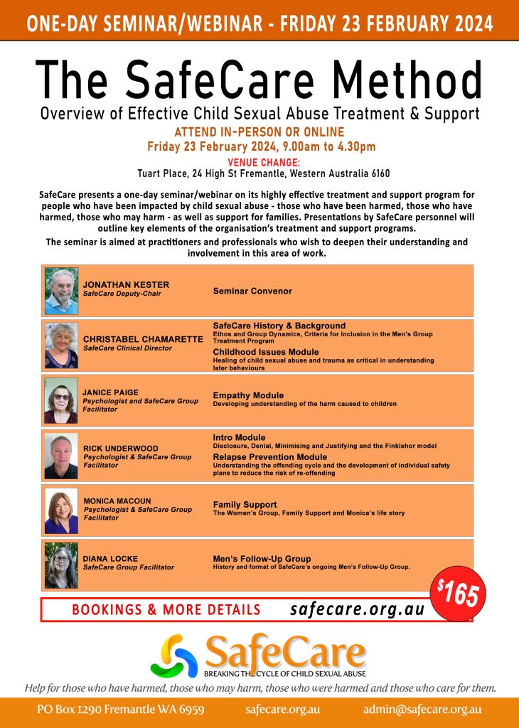 The SafeCare Method - Seminar 22 February 2024